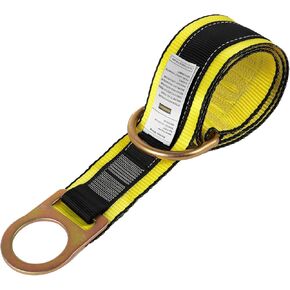 TRSMIMA Safety Strap Fall Protection - 3ft 4ft 6ft Cross Arm Strap Anchor Strap Anchorage Lanyard D Ring for safety harness