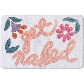 Get Naked Bath Mat Soft Thick Microfiber Bath Rug Non Slip Absorbent Funny Cute Bathroom Decor Mat, Machine Washable, 20IN x 30IN