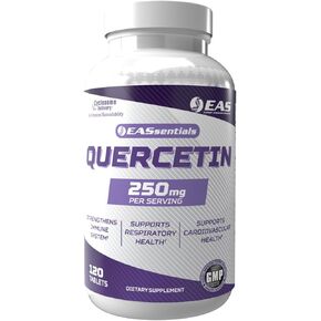 Quercetin 250mg | Heart & Respiratory Health | Supports Immune Response | Gluten Free, Non GMO | Better Absorption with Cyclosome Delivery | 120 Tablets