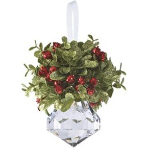 Ganz Mistletoe Krystal Jewel Christmas Ornament 5 Inch Multicolor