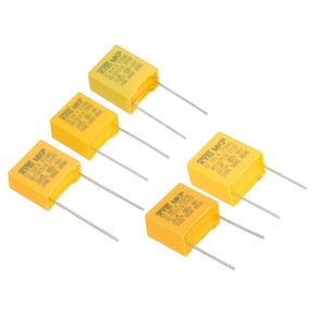 PATIKIL Safety Capacitors, 1 Set/25 Pcs 0.22/0.33/0.47/0.68/1uF AC 310V 5 Values Polypropylene Film Capacitor Assortment Kit