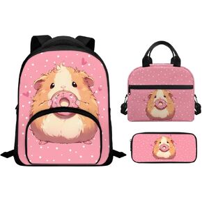 Horse School Bag Set Kids' Backpacks & Lunch Boxes Pencil Case Kids Travel Bags Sets Backpacks for Teen Girls Bag Set 3 in 1 for School Company Sports Gifts for Kids