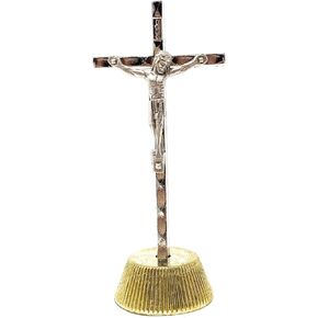 Standing Metal Crucifix for Your Automobile