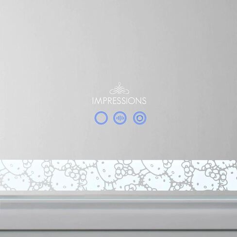 مرآة مكياج فانيتي هالو كيتي RGB بلس فانيتي للمكتب والتطبيق والتحكم باللمس الناعم عاكسة للضوء بألوان قوس قزح مع مرآة مكبرة 3X قابلة للإزالة (أبيض) in Kuwait