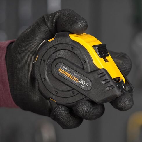 KOMELON Tape Measure - 30ft MagGrip Measuring Tape with Magnetic Hook & Impact Absorbing Rubber - 7430 in Kuwait