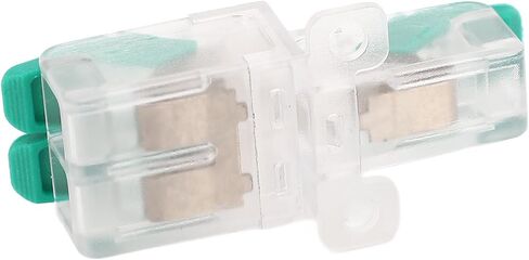 20PCS 1 in 2 out Lever Wire Connectors Compact Wire Conductor Connector with Electrical Terminals Lever Nuts for 10-20AWG Wires 41A 450V Wire Splice Connector in Saudi Arabia