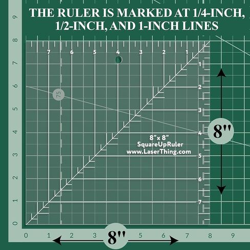 Square Up Ruler 7-Inch by 7-Inch (7x7) in Kuwait