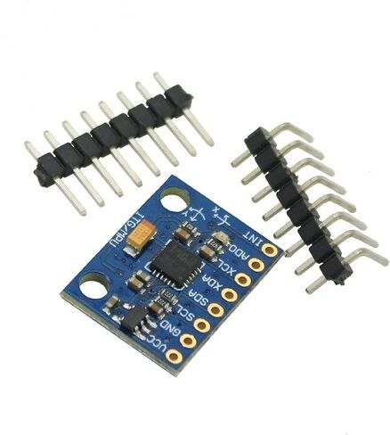 GY-521 MPU-6050 وحدة 3 محاور مستشعرات جيروسكوبية تناظرية 3 محاور وحدة مقياس تسارع متوافقة مع Arduino in Saudi Arabia