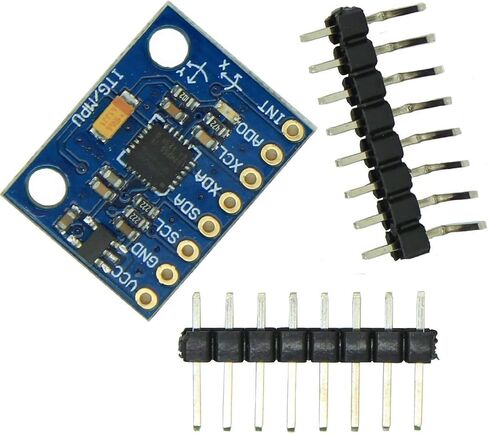 GY-521 MPU-6050 وحدة 3 محاور مستشعرات جيروسكوبية تناظرية 3 محاور وحدة مقياس تسارع متوافقة مع Arduino in Saudi Arabia