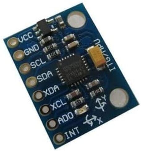 GY-521 MPU-6050 وحدة 3 محاور مستشعرات جيروسكوبية تناظرية 3 محاور وحدة مقياس تسارع متوافقة مع Arduino in Saudi Arabia