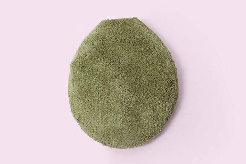 Golden Linens 3 Piece Bath Rug Set Solid Color Pattern Carved Extra Soft Touch and Absorbent Bathroom Rug (Bath mat 20" X 30" Contour 18" X 18" Lid Cover 20" X 20") #GL001 (Sage) in Saudi Arabia