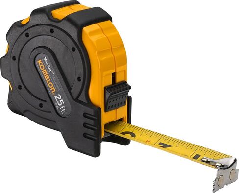 KOMELON Tape Measure - 30ft MagGrip Measuring Tape with Magnetic Hook & Impact Absorbing Rubber - 7430 in Kuwait