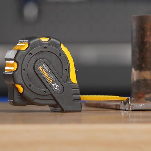KOMELON Tape Measure - 30ft MagGrip Measuring Tape with Magnetic Hook & Impact Absorbing Rubber - 7430 in Kuwait