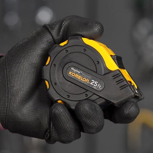 KOMELON Tape Measure - 30ft MagGrip Measuring Tape with Magnetic Hook & Impact Absorbing Rubber - 7430 in Kuwait