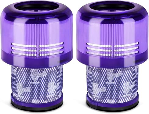 V11 Vacuum Filters Replacement Compatible with Dyson, V11 Animal V11 Torque Drive V11 Extra V15 Detect Cordless Vacuum Cleaner Filter,Fit For V15s Detect Submarine, Part # 970013-02,2Pack Purple in Saudi Arabia