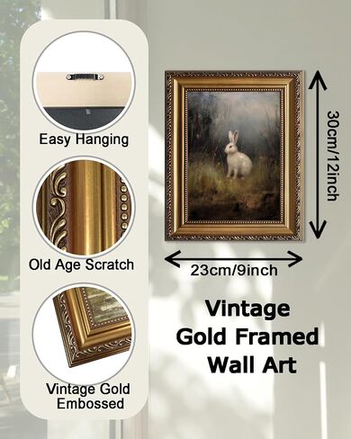 KBKBART Vintage Framed Wall Art for Living Room - White Hydrangea Still Life Flower Canvas Oil Painting Prints for Wall Decor, Classical Floral Wall Decor, Bedroom Bathroom Wall Pictures Artwork, 9’’x12’’ in Saudi Arabia