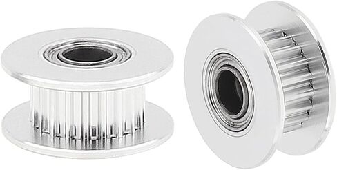 5M GT2 Timing Belt 6mm Width + 4pcs 20 Teeth 5mm Bore Timing Pulley Wheel + 4pcs Tensioner Spring Torsion with Allen Wrench for 3D Printer in Saudi Arabia