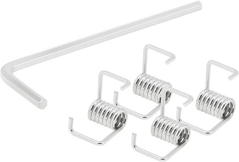 5M GT2 Timing Belt 6mm Width + 4pcs 20 Teeth 5mm Bore Timing Pulley Wheel + 4pcs Tensioner Spring Torsion with Allen Wrench for 3D Printer in Saudi Arabia