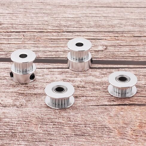 5M GT2 Timing Belt 6mm Width + 4pcs 20 Teeth 5mm Bore Timing Pulley Wheel + 4pcs Tensioner Spring Torsion with Allen Wrench for 3D Printer in Saudi Arabia