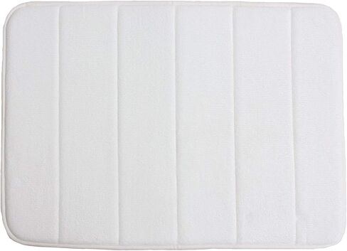 VANRA Small Bath Mat Bath Rugs Anti-Slip Memory Foam Non-Slip Bathroom Mat Soft Bathmat Carpet 15.7" X 23.6" (Gray) in Kuwait