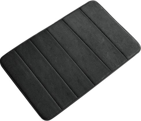 VANRA Small Bath Mat Bath Rugs Anti-Slip Memory Foam Non-Slip Bathroom Mat Soft Bathmat Carpet 15.7" X 23.6" (Gray) in Kuwait