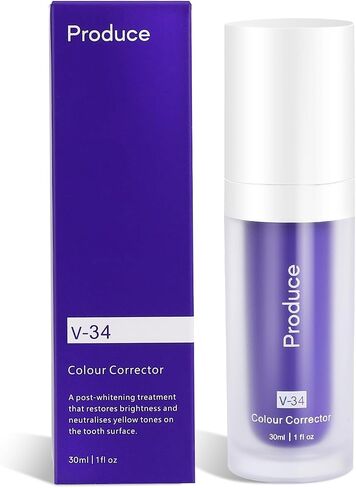 Purple Teeth Whitening, Colour Corrector Toothpaste, Purple Teeth Whitener for Teeth Whitening, Teeth Whitening Kit for Tooth Stain Removal, Purple Whitening Booster in Saudi Arabia