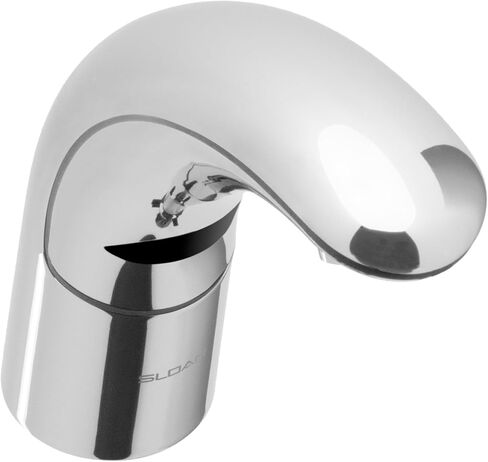 Sloan Optima EAF-150 Sensor Activated Touch-Free Faucet, Commercial Grade with Mounting Hardware - 1.5 GPM Battery-Powered Deck-Mounted Mid Body, Polished Chrome Finish, 3335000 in Kuwait