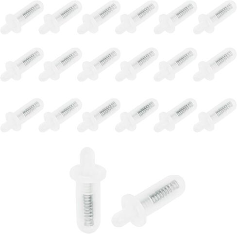20PCS Transparent Blind Repair Rod Replacement Spring Rod Nylon Expanding Plug Pin Blind Repair Bolt Movable Blade Repair Parts in Saudi Arabia