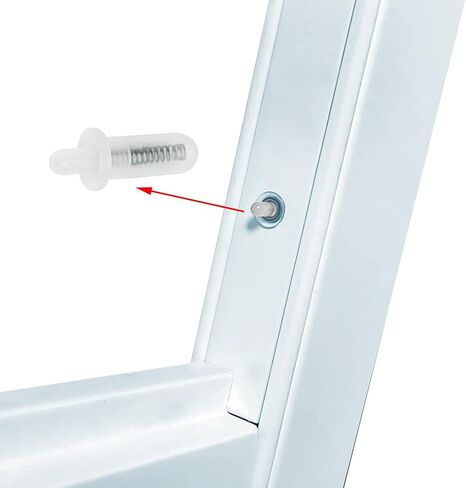 20PCS Transparent Blind Repair Rod Replacement Spring Rod Nylon Expanding Plug Pin Blind Repair Bolt Movable Blade Repair Parts in Saudi Arabia