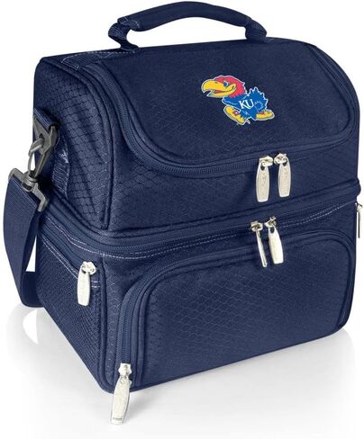 NCAA Kansas Jayhawks Pranzo Lunch Bag - Insulated Lunch Box with Picnic Set - Lunch Cooler Bag in Saudi Arabia