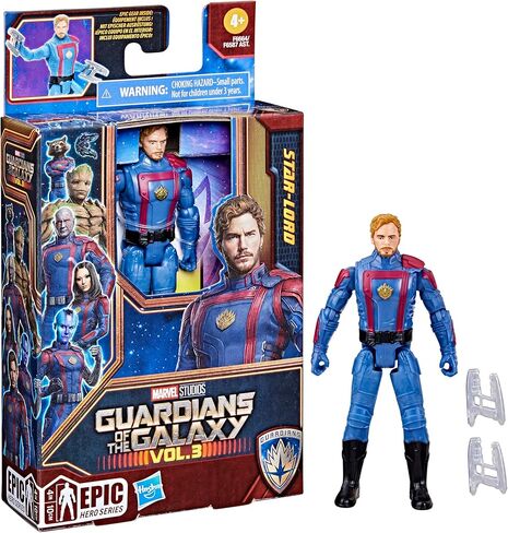 Marvel Studios’ Guardians of The Galaxy Vol. 3 مجسمات جروت، سلسلة إيبيك هيرو، ألعاب سوبر هيرو للأطفال من سن 4 سنوات فما فوق in Kuwait