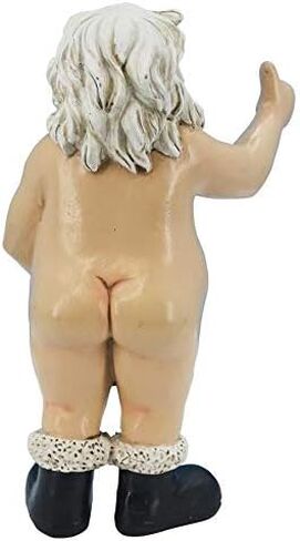 Design Toscano Santa Unwrapped, Buck-Naked Father Christmas Holiday Statue in Saudi Arabia