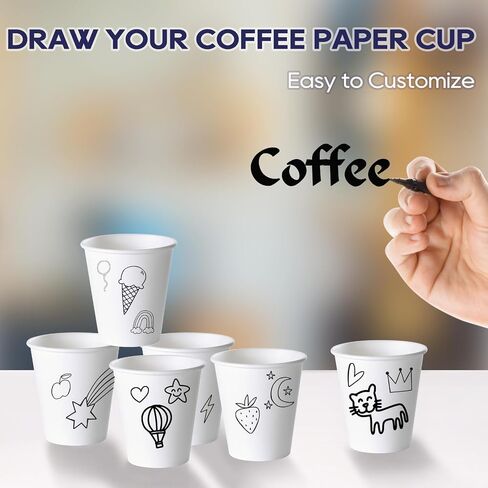 LITOPAK 1000 pack 3 oz Paper Cups, White Disposable Bathroom Cups, Mini Paper Cups for Parties, Picnics, Barbecues, Travel and Event in Kuwait