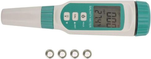 Digital Salinity Tester with Smart Sensor AR8012 Portable Salinity Meter for Water Source Monitoring, Aquaculture in Saudi Arabia