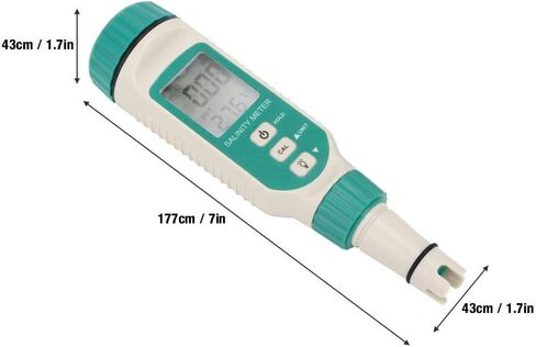 Digital Salinity Tester with Smart Sensor AR8012 Portable Salinity Meter for Water Source Monitoring, Aquaculture in Saudi Arabia