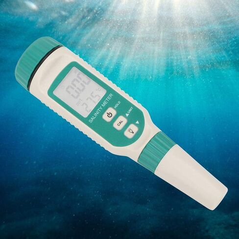 Digital Salinity Tester with Smart Sensor AR8012 Portable Salinity Meter for Water Source Monitoring, Aquaculture in Saudi Arabia