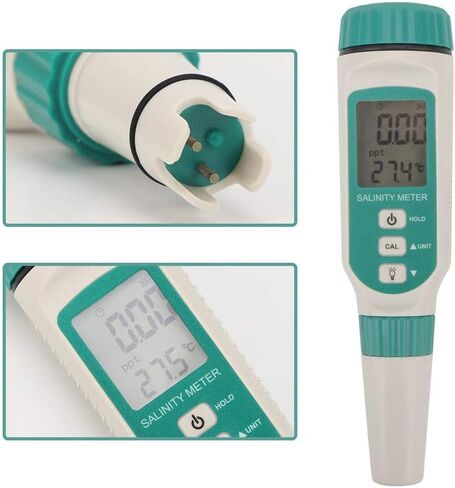 Digital Salinity Tester with Smart Sensor AR8012 Portable Salinity Meter for Water Source Monitoring, Aquaculture in Saudi Arabia