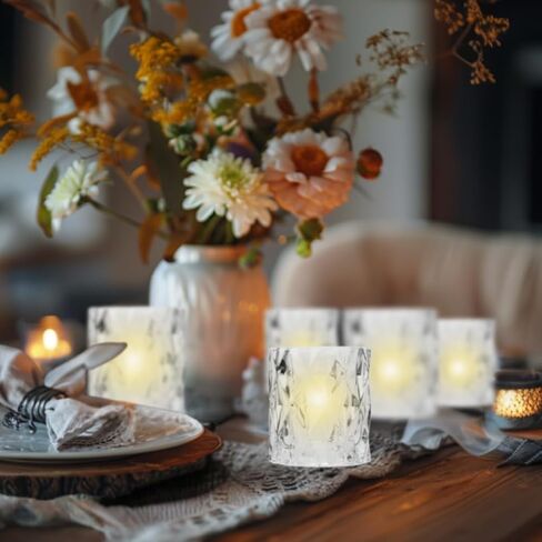 Koyal Wholesale 3" Tall Navy Blue Modern Multifaceted Glass Candle Holders, Set of 6 Votives, Bulk Tealight Holders in Saudi Arabia