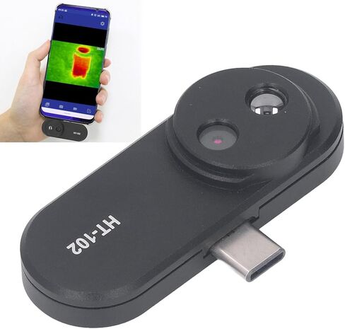 كاميرا حرارية لنظام Android، دقة صورة 32x32 IR، تصوير حراري مع موصل مدمج قابل للتعديل، نطاق درجة الحرارة -20 درجة مئوية -300 درجة مئوية، للهواتف الذكية Android USB C in Kuwait