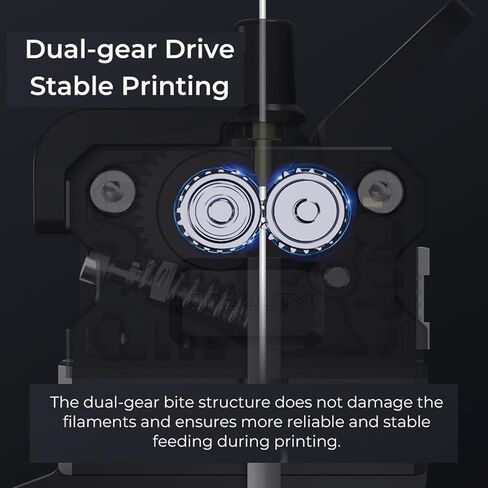 طقم بثق Creality Original Ender 3 V3 SE، مع 5 قطع فوهات 0.4 مم، طارد مزدوج التروس 3.5:1 مجموعة آلية بثق تغذية نسبة التروس، لطابعة Ender 3 V3 SE ثلاثية الأبعاد in Kuwait