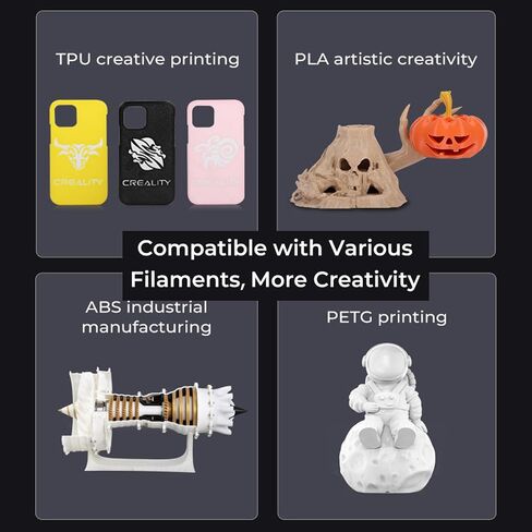طقم بثق Creality Original Ender 3 V3 SE، مع 5 قطع فوهات 0.4 مم، طارد مزدوج التروس 3.5:1 مجموعة آلية بثق تغذية نسبة التروس، لطابعة Ender 3 V3 SE ثلاثية الأبعاد in Kuwait