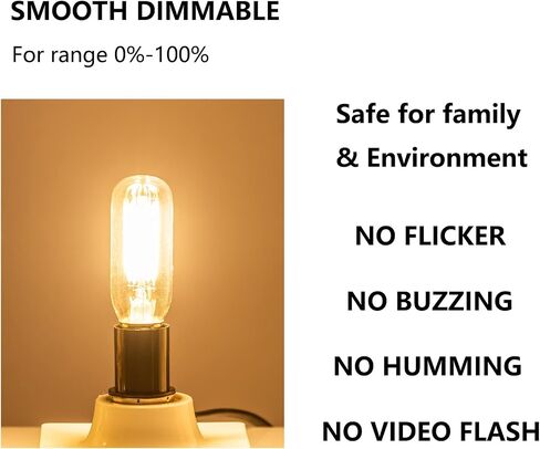 E14 LED Bulb Dimmable European Base E14 LED 40W 400LM E14 LED Dimmable Candelabra Soft White 3000K, Vintage 4W E14 LED Edison Light Bulb for Chandelier European Pendant Lighting, 6 Pack in Saudi Arabia