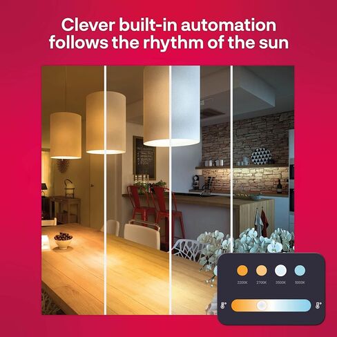 innr E26 Smart LED Bulb White & Color, Zigbee Light Bulb, Works with Philips Hue*, Amazon Echo (4th Gen), and SmartThings, 806 Lumen, A19 Dimmable, 2-Pack in Saudi Arabia
