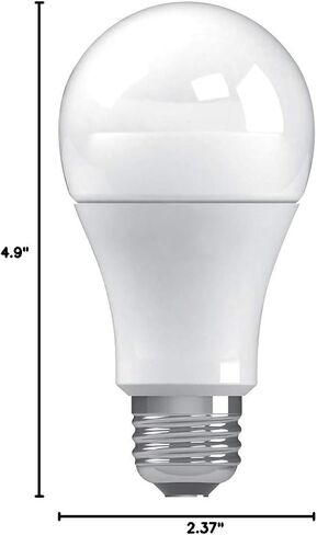 GE Lighting LED Light Bulbs, 60 Watt Eqv, Daylight, A19 Standard Bulba, 4 Count (Pack of 1) in Saudi Arabia