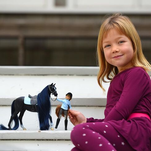 Breyer Horses Freedom Series Horse and Western Rider Set | Charm & Gabi | Horse and Rider Set | Horse Toy | 9.75" x 7" | 1:12 Scale | Model #61146, Brown in Kuwait