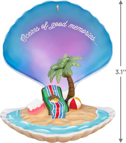 Hallmark Keepsake Christmas Ornament 2024, Oceans of Good Memories, Beach Gifts in Saudi Arabia