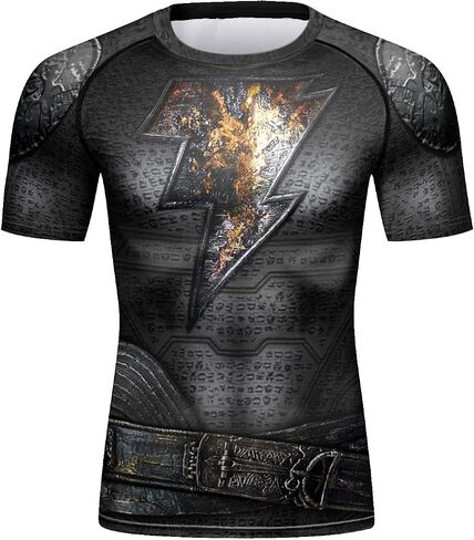 Red Plume Men's Compression Sports Fitness Short Sleeve Training Base Layers Shirt in Saudi Arabia