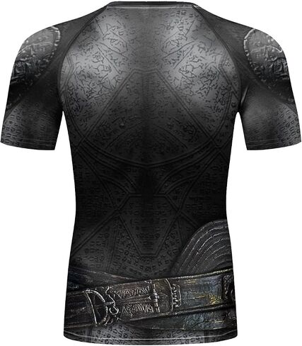 Red Plume Men's Compression Sports Fitness Short Sleeve Training Base Layers Shirt in Saudi Arabia
