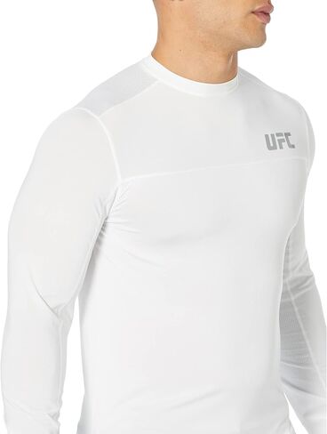 UFC Long Sleeve Crew Neck Regular T-Shirt – Slim Fit – Pull-On Construction – Stretchable Polyester in Saudi Arabia