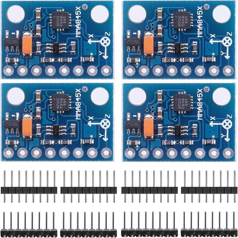 4 pcs MMA8452 Module Three Axis Accelerator Accelerometer Sensor Digital Three-axis Module Inclination Module GY-45 in Saudi Arabia